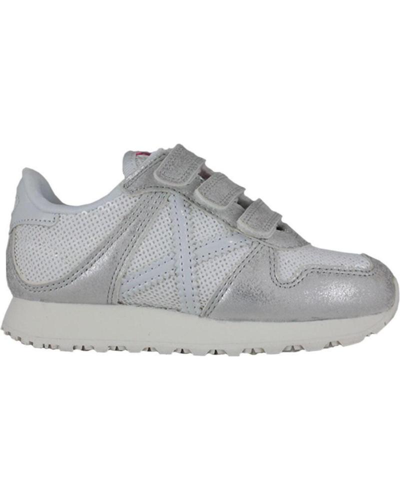 Deportivas de Niña y Niño MUNICH MINI MASSANA VCO 8207332 PLATA