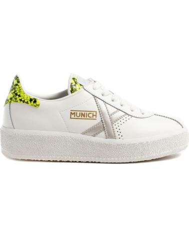Zapatillas deporte MUNICH  de Mujer BARRU SKY 60  BLANCO-VERDE
