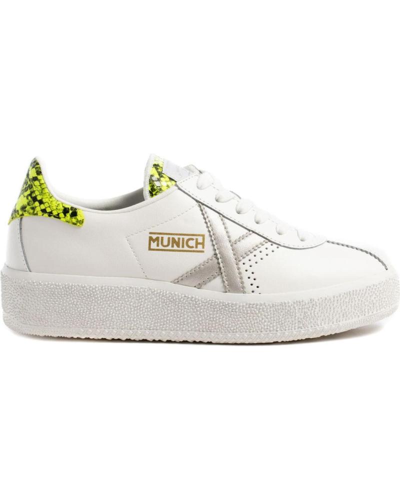 Zapatillas deporte MUNICH  de Mujer BARRU SKY 60  BLANCO-VERDE