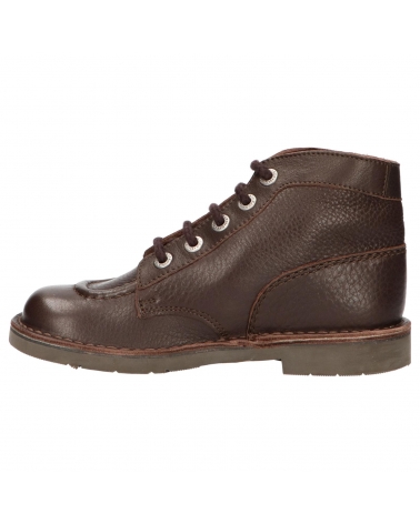 Stivali KICKERS  per Donna e Bambina e Bambino 209034-39 KICK COL  92 MARRON FONCE PERM