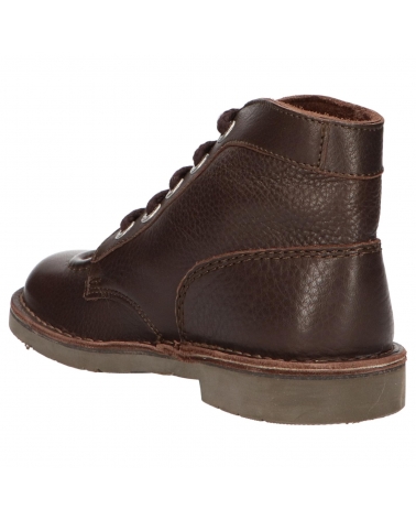 Stivali KICKERS  per Donna e Bambina e Bambino 209034-39 KICK COL  92 MARRON FONCE PERM