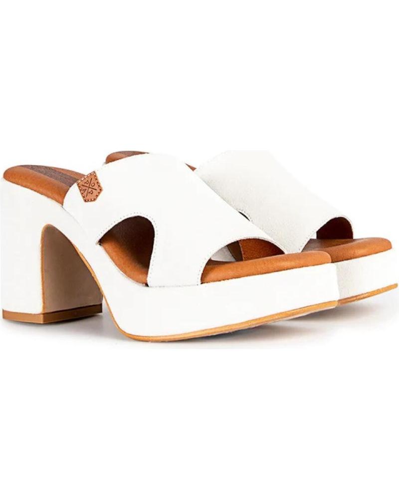 Zapatos de tacón de Mujer POPA CUNA TACON PADAWAN SERRAJE BLANCO CT27803001 COLOR úNICO