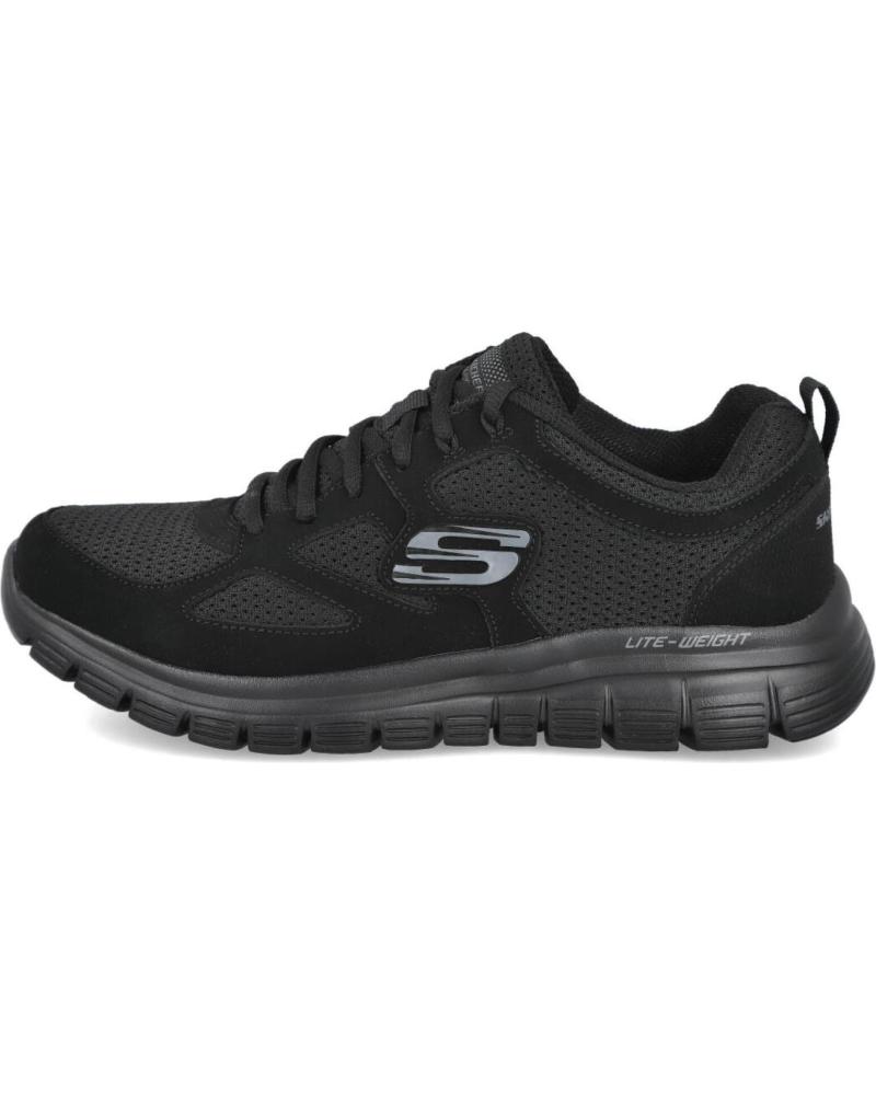 Sapatilhas de Homem SKECHERS 52635 ZAPATILLAS BURNS HOMBRE NEGRO