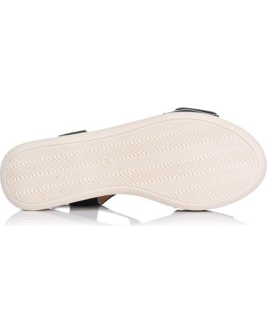 Sandalias RIVERA  de Mujer SANDALIA CON VELCRO Y PLANTILLA GEL 5183  NEGRO