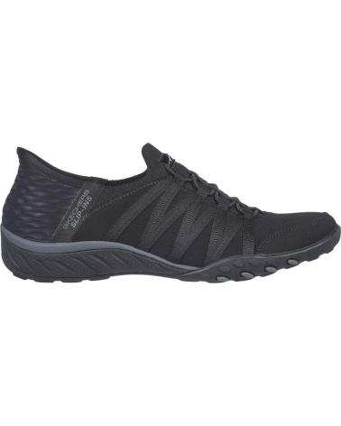 Zapatillas deporte de Mujer SKECHERS SLIP-INS BREATHE-EAS NEGRO