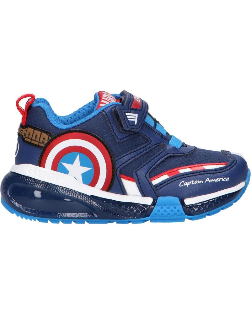 Deportivas de Niño GEOX J36FEC 0FU50 J BAYONYC C0735 NAVY-RED