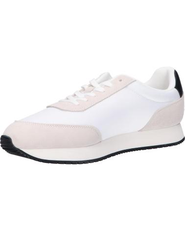 Scarpe sport per Uomo CALVIN KLEIN YM0YM00746 RETRO RUNNER YAF BRIGHT WHITE
