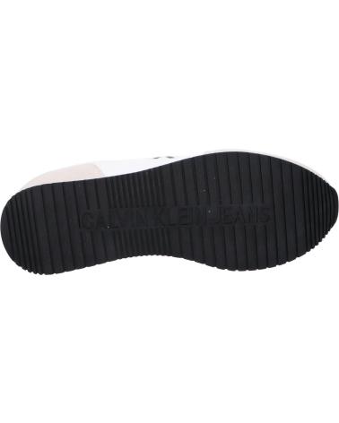 Scarpe sport per Uomo CALVIN KLEIN YM0YM00746 RETRO RUNNER YAF BRIGHT WHITE