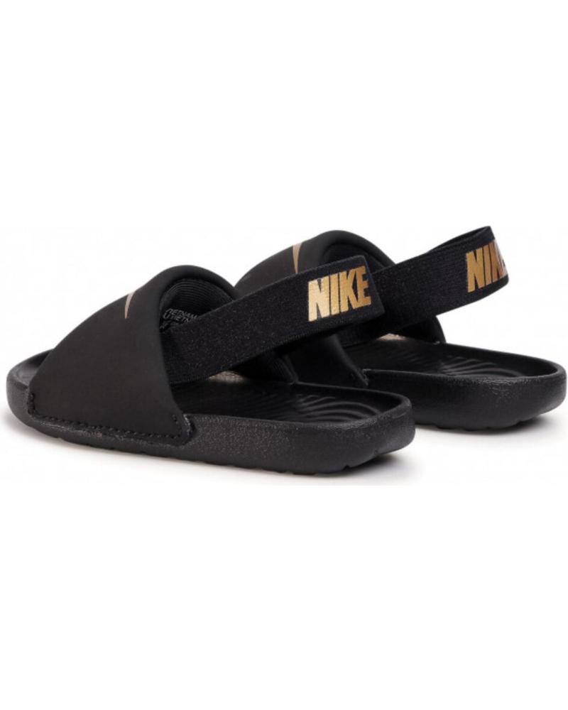 Sandalias nike sales negras con dorado