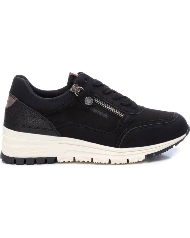 Mocassini Donna Refresh - Comodi, Tacco 10 Cm, Suola Antiscivolo, Certificato Vegano PETA