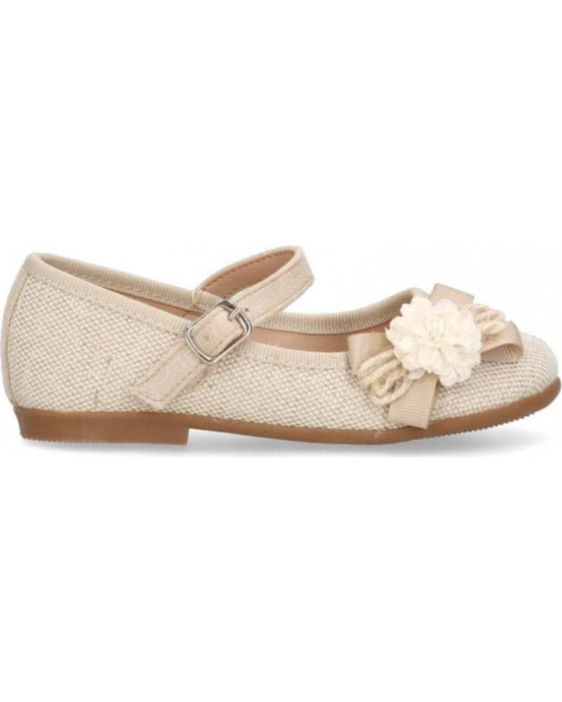 Zapatos BUBBLE BOBBLE  de Niña MERCEDITAS C590  BEIG