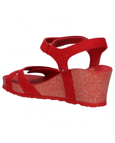 Sandalias PANAMA JACK  de Mujer JULIA BASICS B16  NOBUCK ROJO
