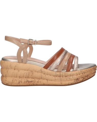 Sandales GEOX  pour Femme D02GYB 00043 D PRIMULAO  CH66N LT TAUPE-COGNAC