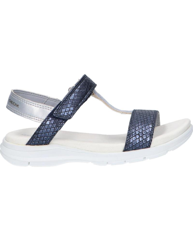 Sandalen für Mädchen GEOX J020VA 004AJ J SUKIE C0832 NAVY-LT GREY