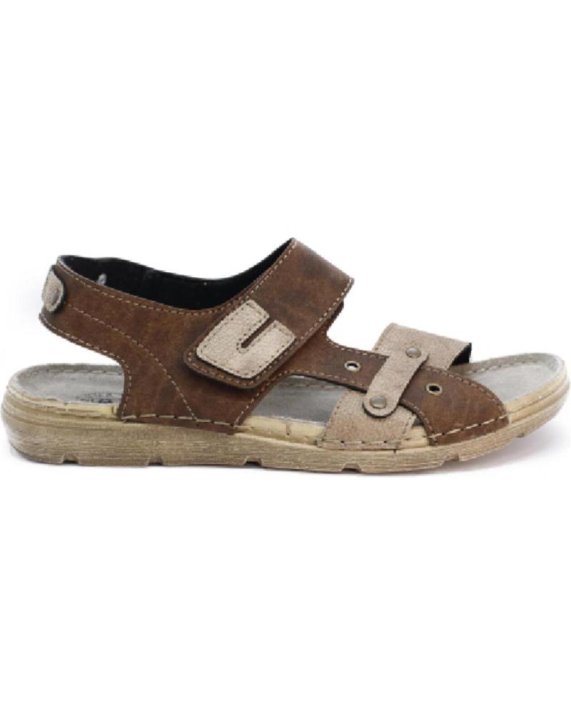 Sandales OTRAS MARCAS pour Homme ARIZONA - SANDALIA BICOLOR VELCRO MARRONE-SAFARI Sandales OTRAS MARCAS pour Homme ARIZONA - SANDALIA BICOLOR VELCRO MARRONE-SAFARI