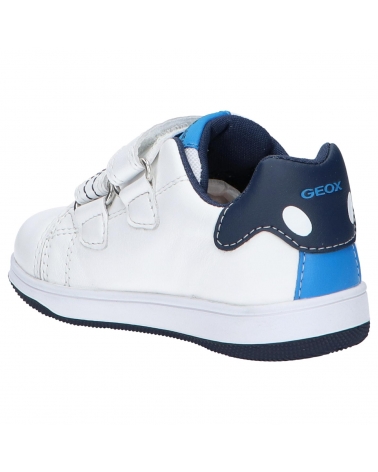 Sportschuhe GEOX  für Junge B151LA 08554 B NEW FLICK  C0899 WHITE