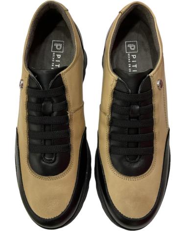 Sapatos de Mulher PITILLOS 5355P NEGRO-TAUPE