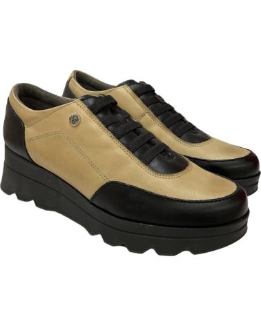 Sapatos de Mulher PITILLOS 5355P NEGRO-TAUPE