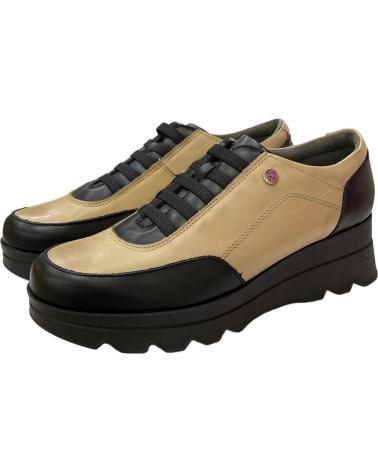 Sapatos de Mulher PITILLOS 5355P NEGRO-TAUPE