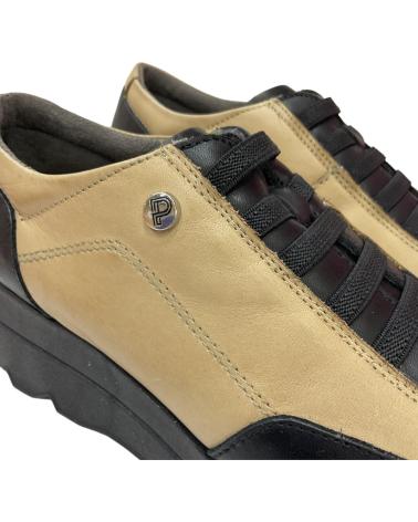 Sapatos de Mulher PITILLOS 5355P NEGRO-TAUPE