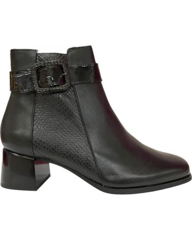 Stiefel PITILLOS  für Damen BOTINES MUJER HEBILLA 5414 NEGRO  NEGRO-NEGRO-NEGRO