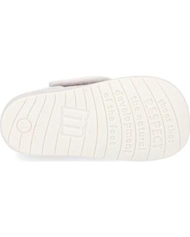 Deportivas MTNG  de Niña 48909 CALZADO RESPETUOSO PARA BEBE  BLANCO-NUDE