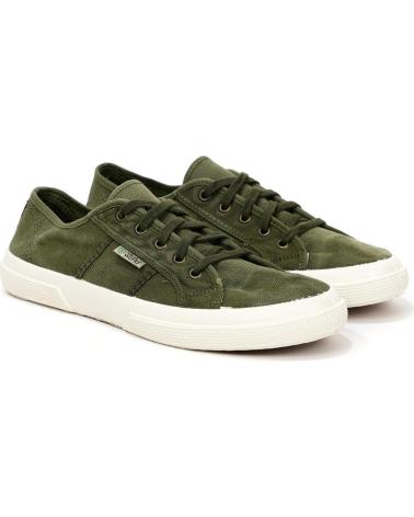 NATURAL WORLD - SNEAKER LONA OLD BLOSSOM 901E VERDE VARIOS COLORES