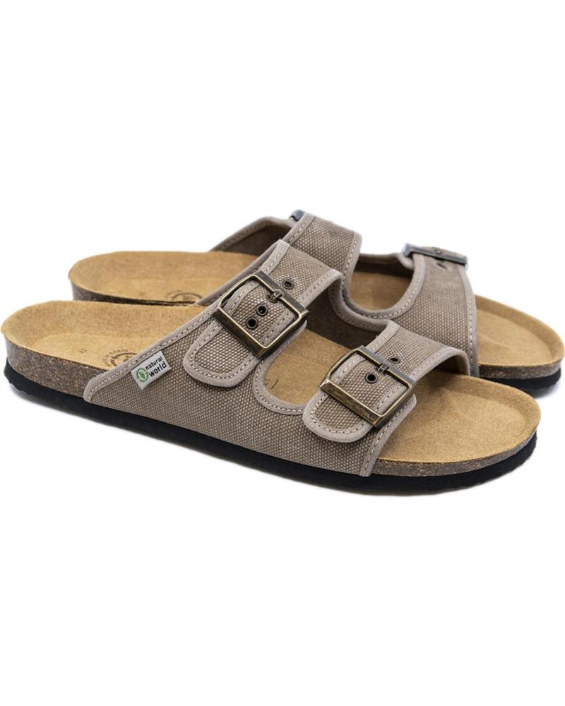 Sandali NATURAL WORLD  per Uomo SANDALIA UNISEX BIO ANATOMICA 7001E  BEIGE