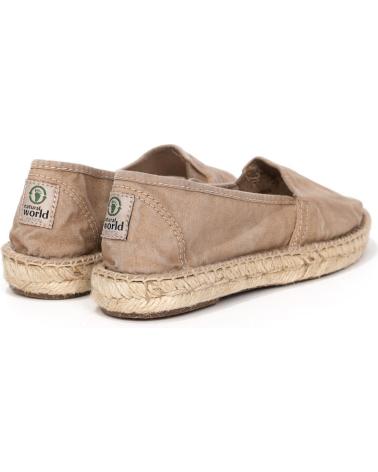 NATURAL WORLD - ALPARGATA OLD TREBOL 625E BEIGE VARIOS COLORES