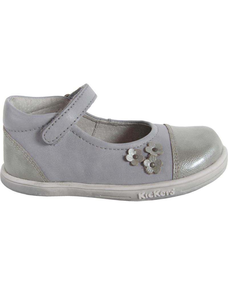 Scarpe KICKERS  per Bambina 413501-10 TREMIMI  GRIS CLAIR