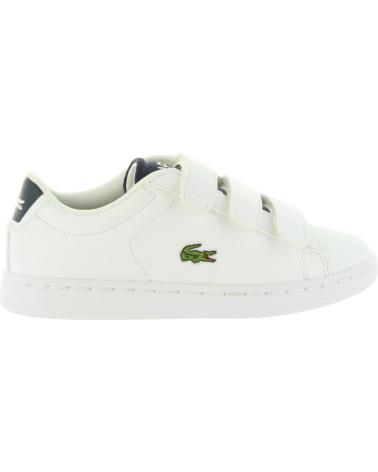 girl and boy Zapatillas deporte LACOSTE 34SPC0001 CARNABY  042 WHT NVY