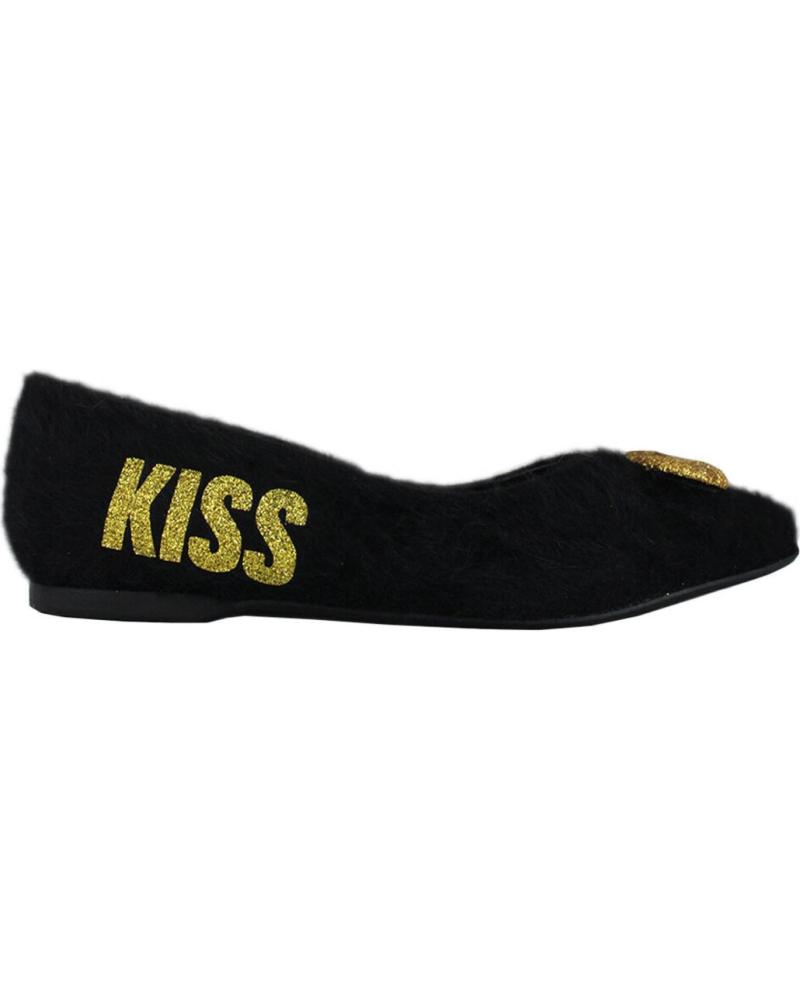 Woman Flat shoes OTRAS MARCAS THEWHITEBRAND BAILARINA LIPS BLACK  NEGRO