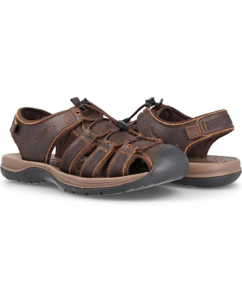 Sandals De Hombre PAREDES S AMPURDAN MARRON OSCURO