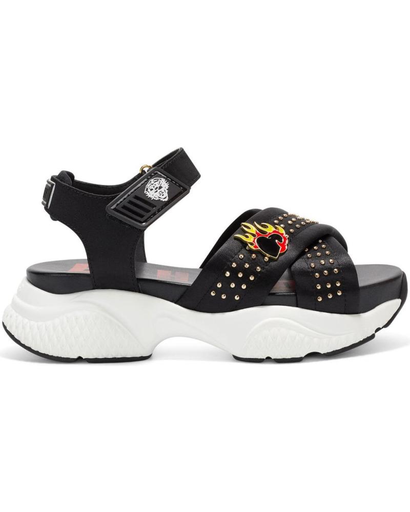 Sandales pour Femme ED HARDY FLAMING SANDAL BLACK NEGRO