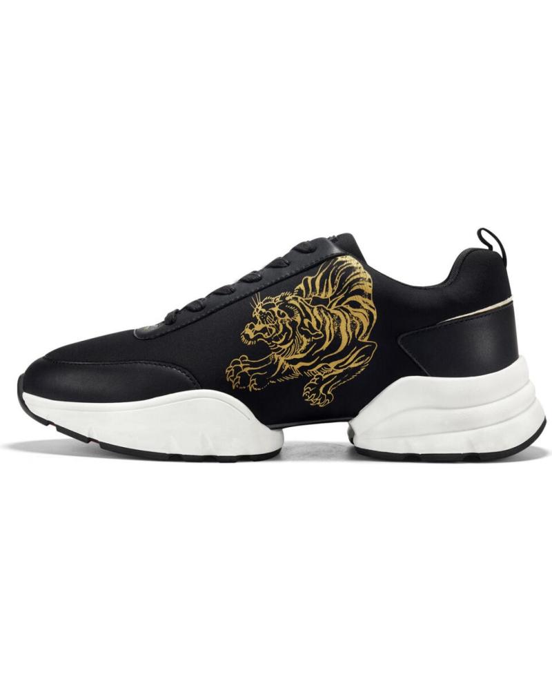 Zapatillas deporte ED HARDY  pour Homme CAGED RUNNER TIGER BLACK-GOLD  NEGRO-ORO