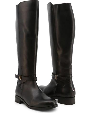 Botas de Mujer TOMMY HILFIGER - FW0FW05963 BLACK