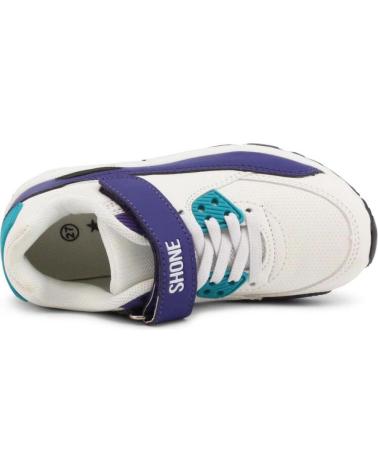 girl and boy Trainers SHONE - 005-001V WHITE