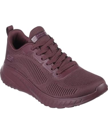 ZAPATILLAS SKECHERS BOBS SQUAD CHAOS - FACE OFF 117209 PLUM MALVA MALVA