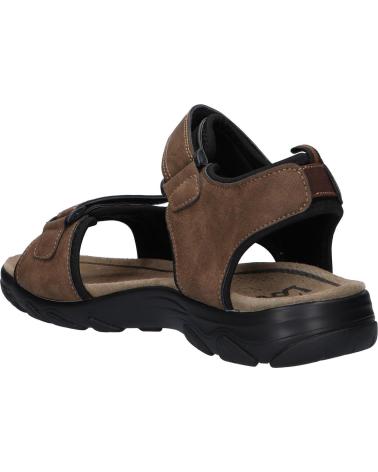 LOIS JEANS SANDALIA CASUAL 2 CIERRES LOIS MARRON