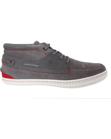 Chaussures LACOSTE  pour Homme 30SRM0040 MEYSSAC DECK  2D7 DRK GRY-RED