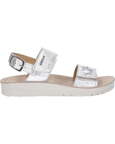 girl Sandals GEOX J15EAA 000BN J COSTAREI  C1007 SILVER