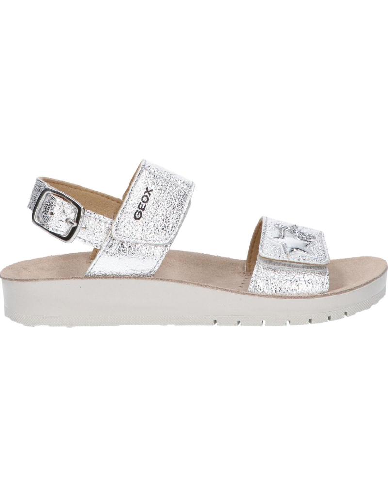 girl Sandals GEOX J15EAA 000BN J COSTAREI  C1007 SILVER