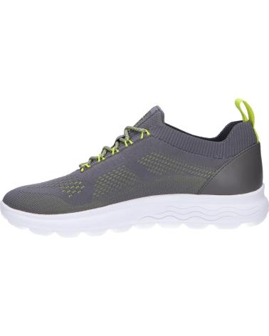 GEOX ZAPATILLAS GEOX U SPHERICA U15BYA C9002 GRIS OSCURO PARA HOMBRE C9002 DK GREY