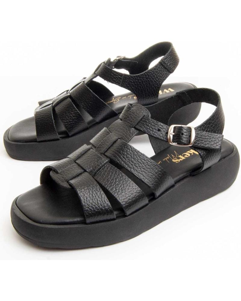 Sandals De Mujer WIKERS LOIRA BLACK