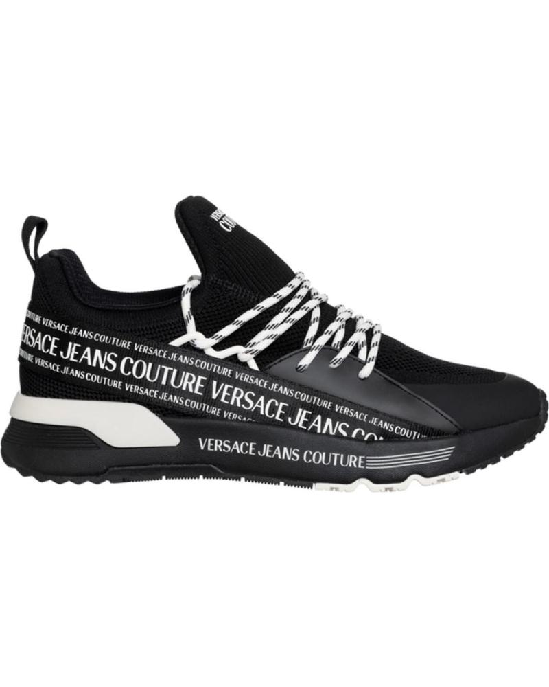 Scarpe sport VERSACE JEANS COUTURE per Uomo 75YA3SA3 ZS917 899 NEGRO Scarpe sport VERSACE JEANS COUTURE per Uomo 75YA3SA3 ZS917 899 NEGRO