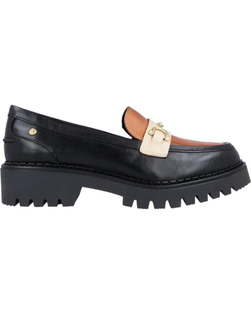 Woman shoes PIKOLINOS MOCASIN PIEL NEGRO BLACK