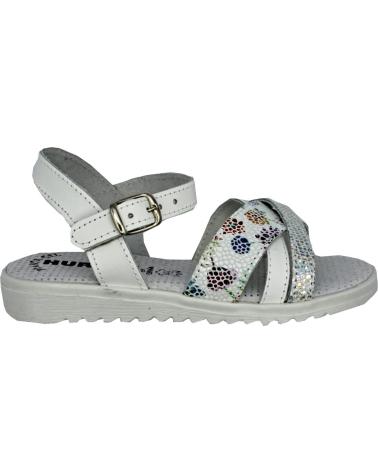 Sandalias De Ni a OTRAS MARCAS SANDALIA NINA PIEL BLANCO