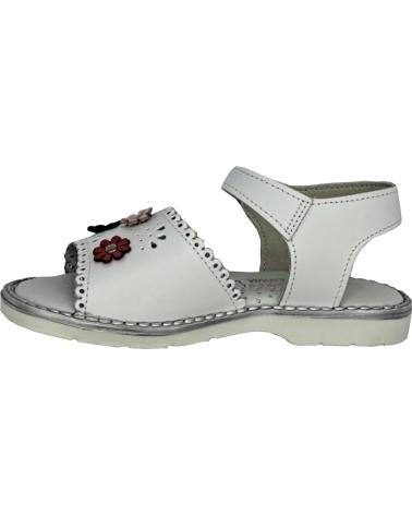Sandali per Bambina HURAN SANDALIA NINA PIEL BLANCO