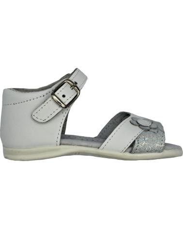 Sandalias De Ni a OTRAS MARCAS SANDALIA NINA PIEL BLANCO