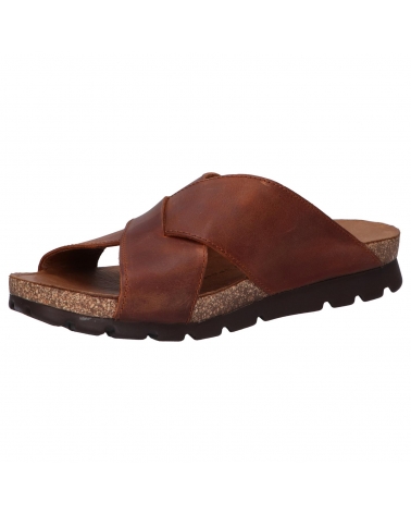 Man Sandals PANAMA JACK SALMAN BASICS C1 NAPA GRASS CUERO